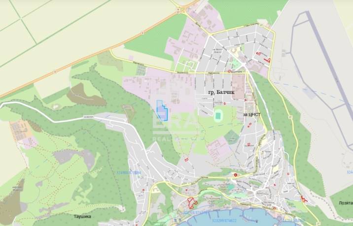 Парцел (УПИ) в СЗ зона на Балчик, в непосредствена близост до международен път Е87 за промишлено строителство