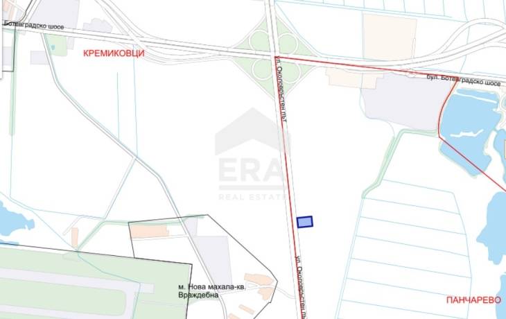 ЕРА Фамилия продава ексклузивно парцел с лице на Околовръстен път - близо до ПВ Ботевградско шосе