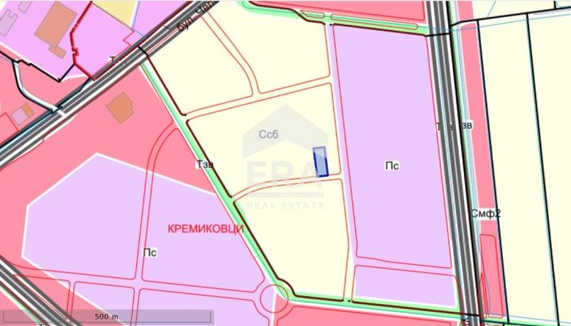 Парцел - 1795 кв. м. в зона с регулация по ОУП в близост до Ботевградско шосе и Северна тангента