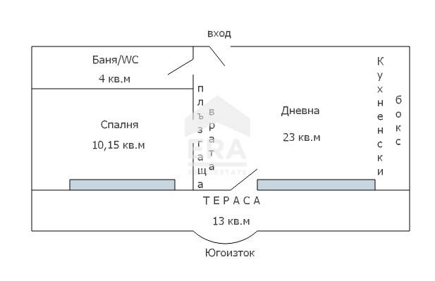 Двустаен апартамент за продажба в к.к. Чайка, Варна