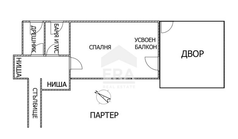 Ексклузивно! Ера Тера предлага многостаен апартамент, със самостоятелен двор в кв. Павлово