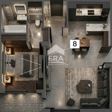 За продажба ателие номер 1H, в кв.Симеоново, гр. София!
