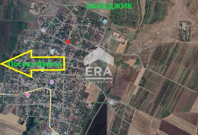 ЕРА МАКС Продава парцел с проект за еднофамилна къща с.Победа