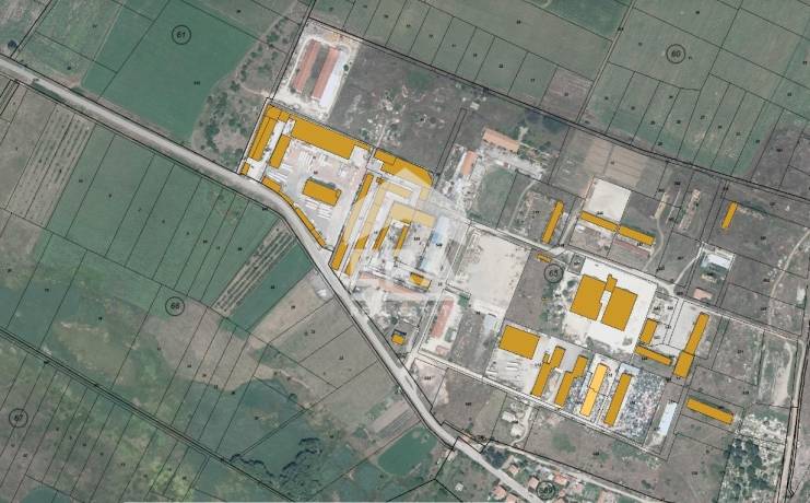 Складова база за продажба с дългогодишни наематели в с. Петърч