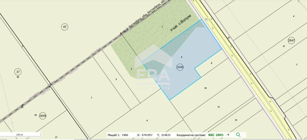 ЕРА Надежда продава парцел в с. Мрамор, район Връбница,м.Полето