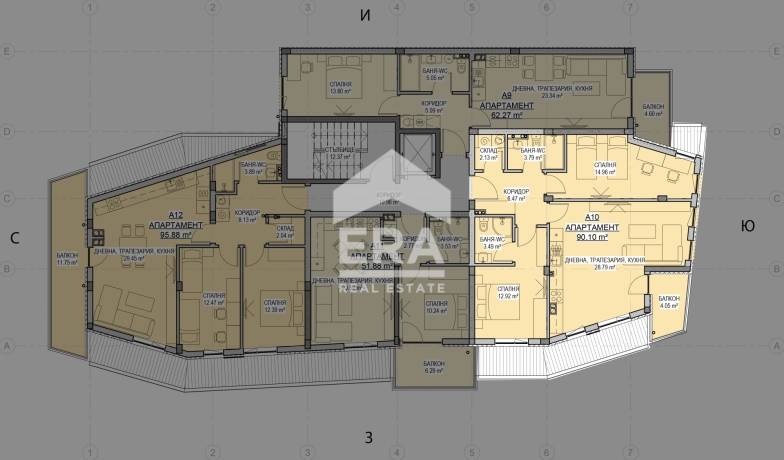 ERA Фамилия продава тристаен апартамент ново строителство в кв. Левски В