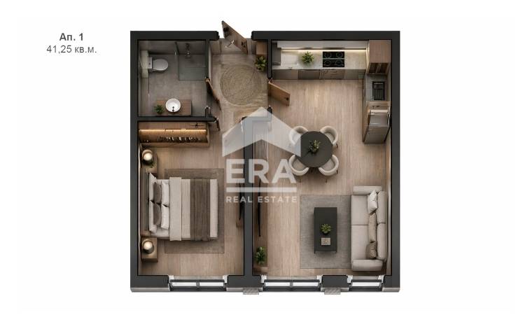 ERA Фамилия продава двустаен апартамент в ж.к. Банишора