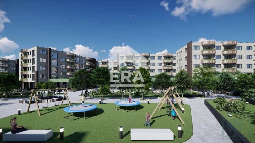 Тристаен апартамент с прилежаща тераса-покрив за продажба в сграда Ново строителство ДО КЛЮЧ кв. Тракия