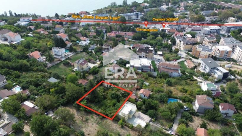 Ексклузивен, урегулиран поземлен имот за продажба, с морска панорама, в м-т Свети Никола, Варна, в близост до Ситимаркет и автосервиз Жижо