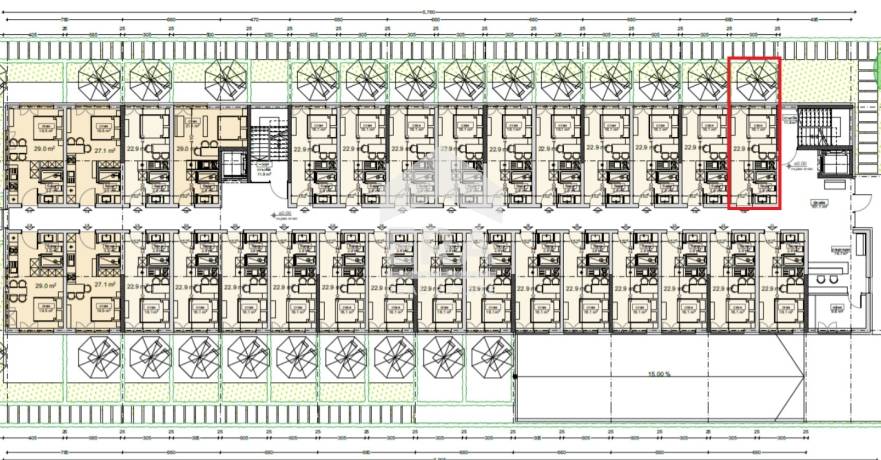 Едностаен ексклузивен апартамент за продажба, със собствен двор, в к-с Residential Park Varna, в долната част на кв. Владиславово