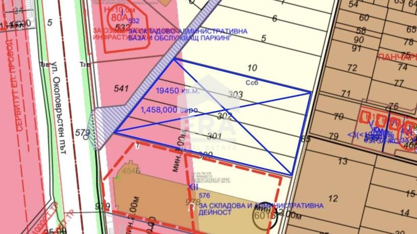 Атрактивен парцел за продажба в близост до Околовръстен път и с бърза връзка с магистрала Хемус