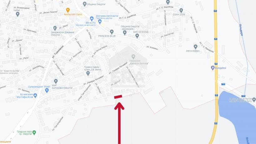 ЕКСКЛУЗИВНО! ЕРА ИмотиТе предлага за продажба УПИ с площ от 705 кв.м. в гр. Омуртаг, обл. Търговище
