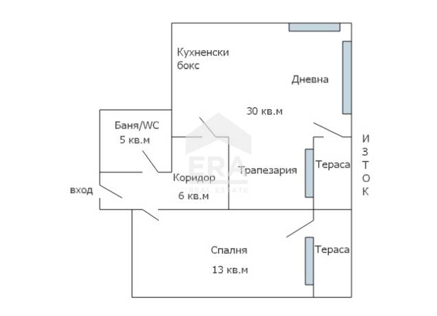 Двустаен апартамент за продажба в к.к. Чайка, Варна