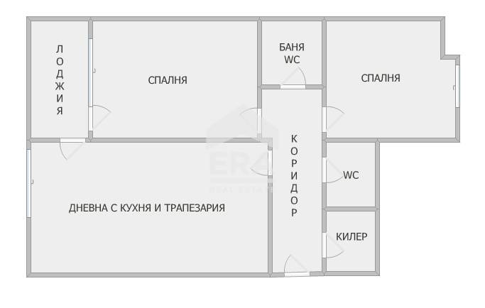 Тристаен апартамент с паркомясто за продажба в сграда Ново строителство, гр. Шумен