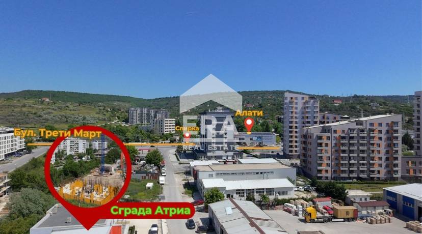 Тристаен апартамент за продажба, в новострояща се луксозна сграда с Акт 14, жк Кайсиева градина, Варна, до Хипермаркет Алати