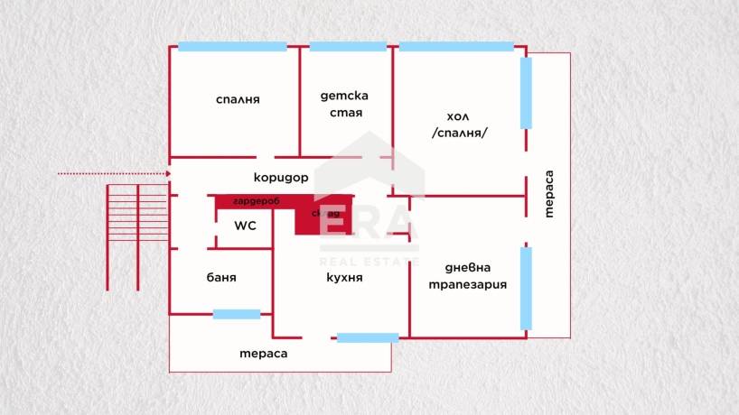 ЕРА ИмотиТе представя за продажба Многостаен тухлен апартамент, Идеален център, гр. Търговище.