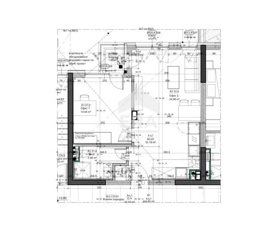 Бутиков офис на бул. Черни връх в сграда ONE PLACE