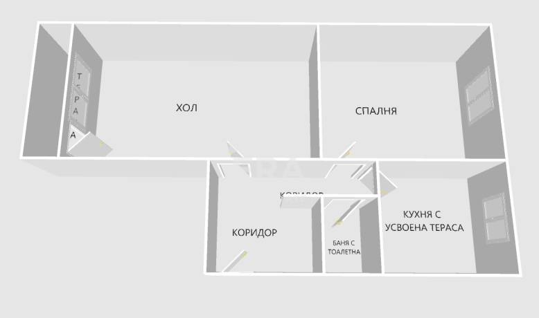 Двустаен апартамент за продажба в кв. Боян Българанов 1, Шумен
