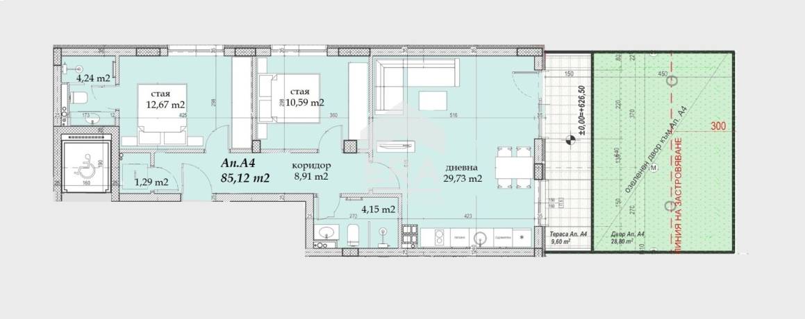 Тристаен апартамент в Beli Breg Residence-най-новият проект в гр. Банкя