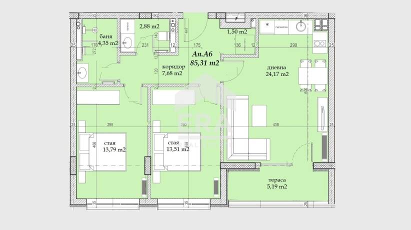 Тристаен апартамент в Beli Breg Residence-най-новият проект в гр. Банкя