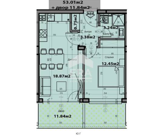 Двустаен апартамент за продажба в кв. Виница, Варна