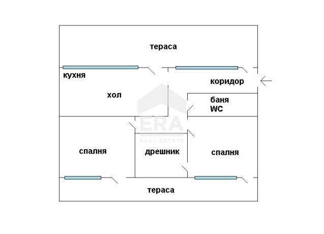 Ера Черно море предлага за продажба обзаведена къща с морска панорама в кв. Изгрев, гр. Варна