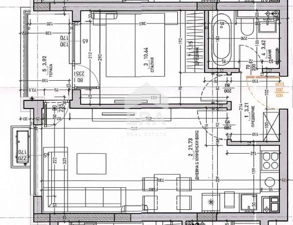 Двустаен апартамент в сграда Vision Dream Home с Акт 16