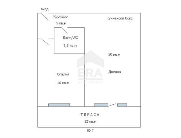 Двустаен апартамент за продажба в кв. Бриз, Варна