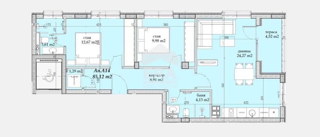 Тристаен апартамент в Beli Breg Residence-най-новият проект в гр. Банкя
