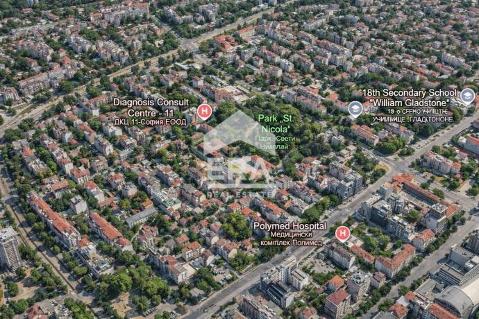 ЪГЛОВ ПАРЦЕЛ ЗА ЖИЛИЩНО СТРОИТЕЛСТВО ЗА ПРОДАЖБА В ШИРОК ЦЕНТЪР СМФ ЗОНА