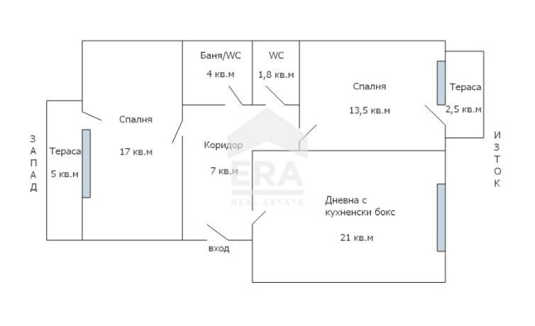 Тристаен апартамент за продажба, в новострояща се бутикова сграда, район Лятно кино Тракия, Варна, над Макдрайв
