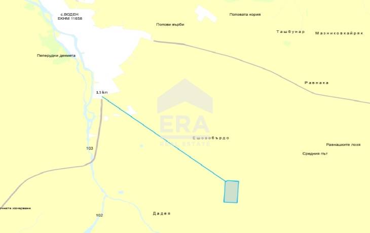 Продава се поземлени имоти /ниви/ в село Воден, община Болярово.