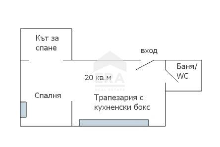 Едностаен, обзаведен, югоизточен апартамент за продажба, в тухлена сграда, район Спортна зала, Варна, до ТД на НАП