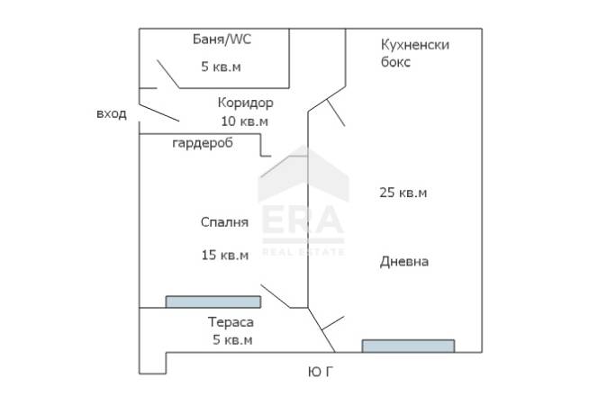 Двустаен апартамент за продажба в гр. Бяла, област Варна