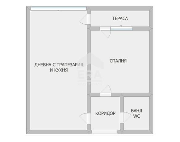 Двустаен апартамент ПОД НАЕМ в сграда Ново строителство в района на Пазара