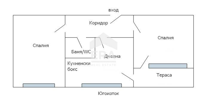 Тристаен, обзаведен, югоизточен апартамент за продажба, в тухлена сграда, в долната част на район Конфуто, Варна, до Лятно кино Тракия
