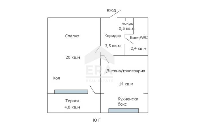 Двустаен апартамент за продажба в кв. Трошево, Варна