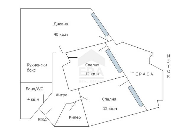Тристаен апартамент за продажба в кв. Аспарухово, Варна