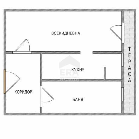 Едностаен апартамент за продажба в Център, Кърджали