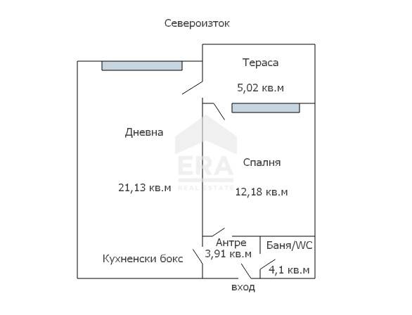 Двустаен апартамент за продажба в кв. Христо Ботев, Варна