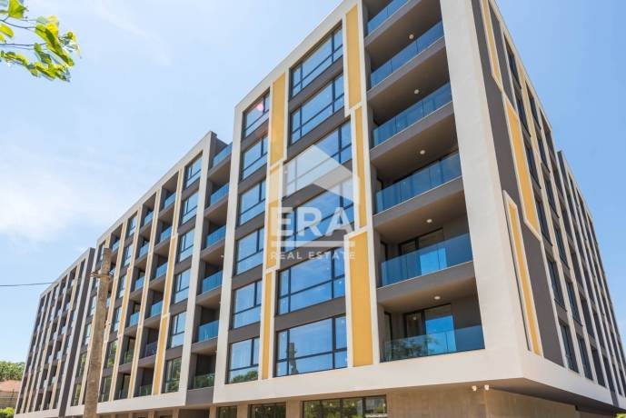 Двустаен югозападен апартамент за продажба, с морска панорама, в новопостроен жилищен комплекс Аква Виста Парк, кв. Аспарухово, Варна