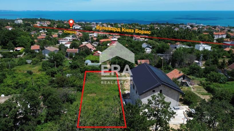 Ексклузивен, урегулиран поземлен имот за продажба, с ПУП, вода и морска панорама, в м-т Манастирски рид, Варна, на 400 м от главния път за кк Златни пясъци