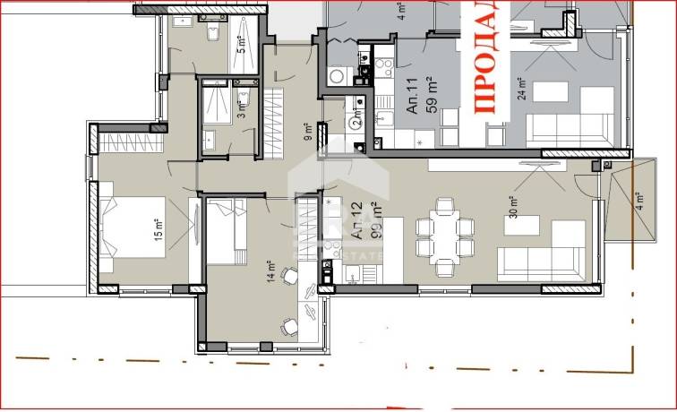 ERA Living предлага тристаен апартамент в нов жилищен проект в кв. Витоша