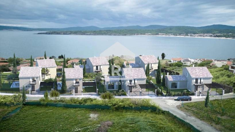 Луксозна вила за продажба с частен басейн и морска панорама, м. Буджака к-с Villas Soleil