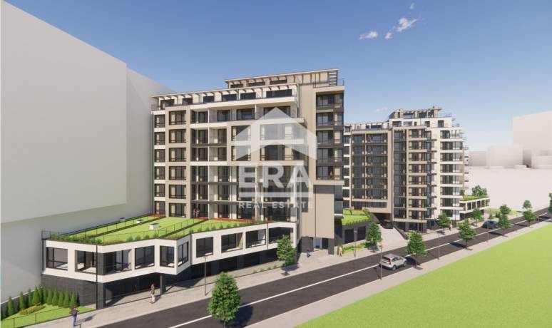 Тристаен апартамент с голяма тераса в нова сграда до The Mall и Sofia Tech Park