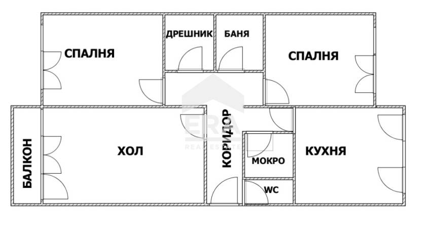 Тристаен апартамент за продажба в кв. Фондови жилища, София