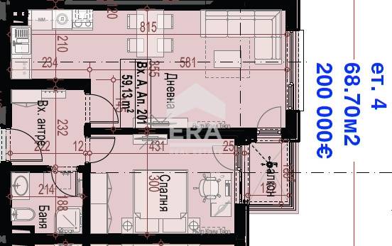 Двустаен апартамент в модерен жилищен комплекс в кв. Малинова долина.