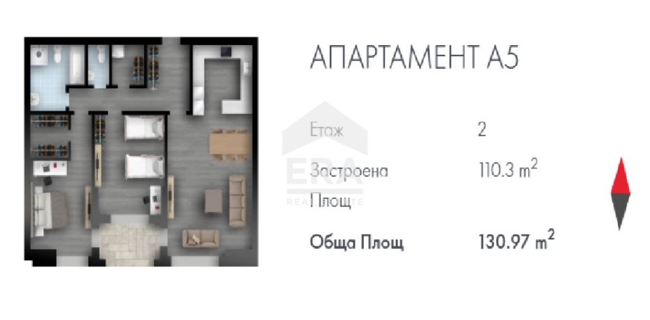 Тристаен апартамент за продажба в кв. Кръстова вада, София