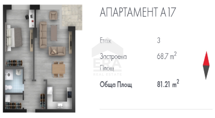 Двустаен апартамент за продажба в кв. Кръстова вада, София