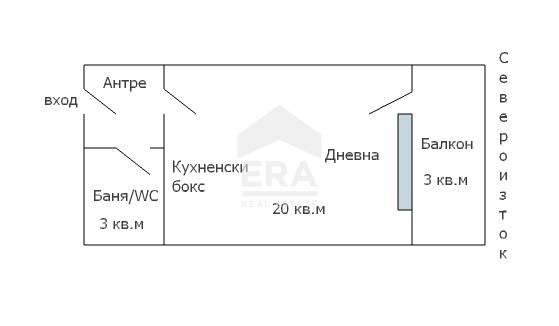 Едностаен апартамент за продажба в кв. Трошево, Варна